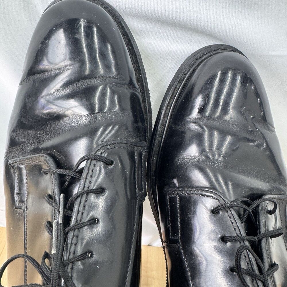 CAPPS Airlite Uniform Patent Leather Black Dress Oxford Shoes Men Size 11 D - Picture 6 of 11